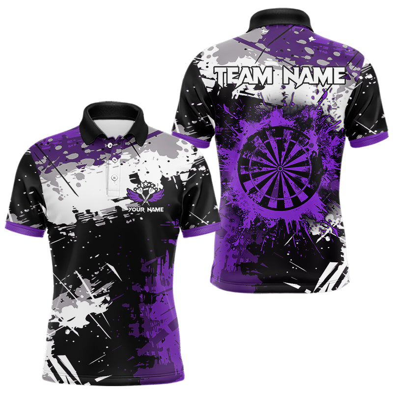Grunge Purple Paint Splash Dart and Custom Dart Darts