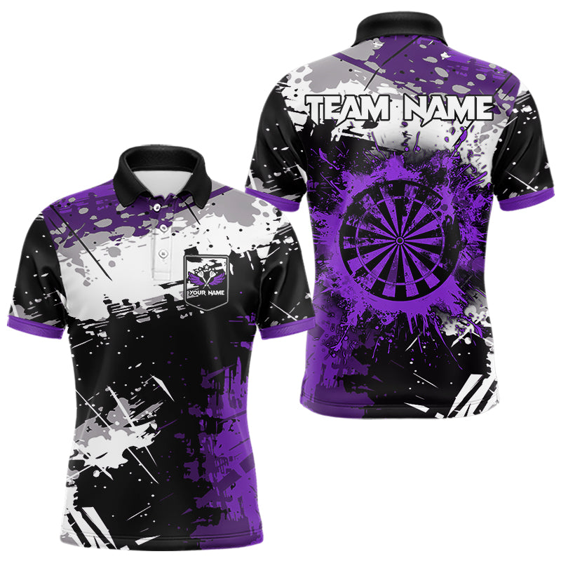 Grunge Purple Paint Splash Dart and Custom Dart Darts