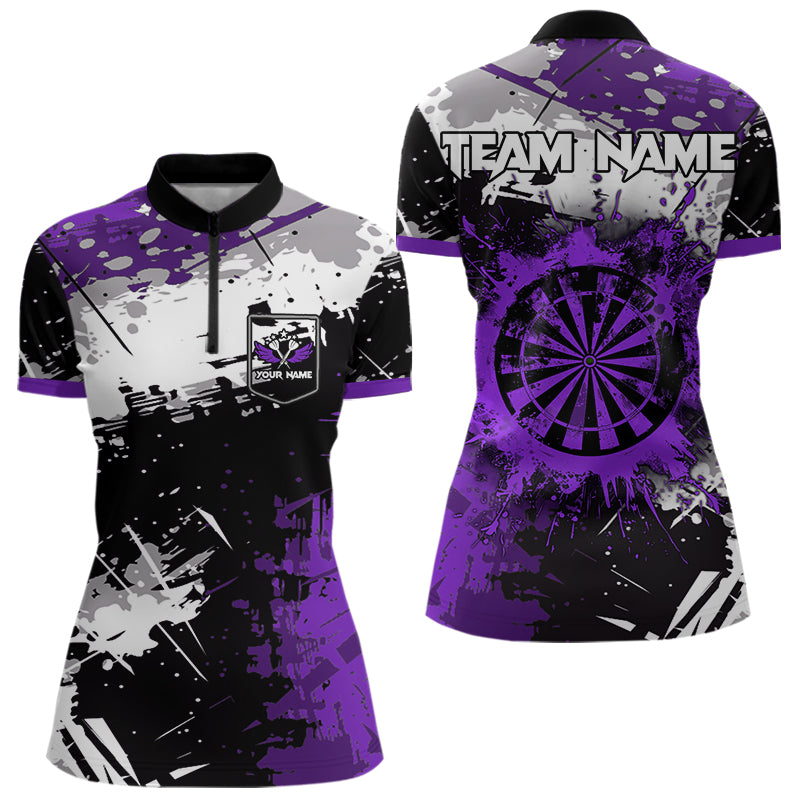 Grunge Purple Paint Splash Dart and Custom Dart Darts