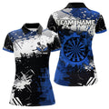 Grunge Blue Paint Splash Dart and Custom Dart Darts Team