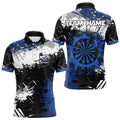 Grunge Blue Paint Splash Dart and Custom Dart Darts Team