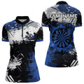 Grunge Blue Paint Splash Dart and Custom Dart Darts Team