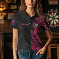 Personalized Pink Black Tribal Darts and Custom Dart Dart
