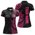 Personalized Pink Black Tribal Darts and Custom Dart Dart