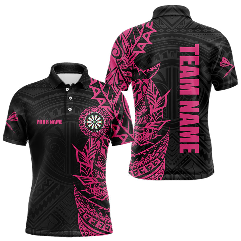 Personalized Pink Black Tribal Darts and Custom Dart Dart