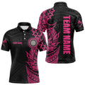 Personalized Pink Black Tribal Darts and Custom Dart Dart