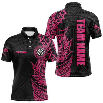 Personalized Pink Black Tribal Darts and Custom Dart Dart