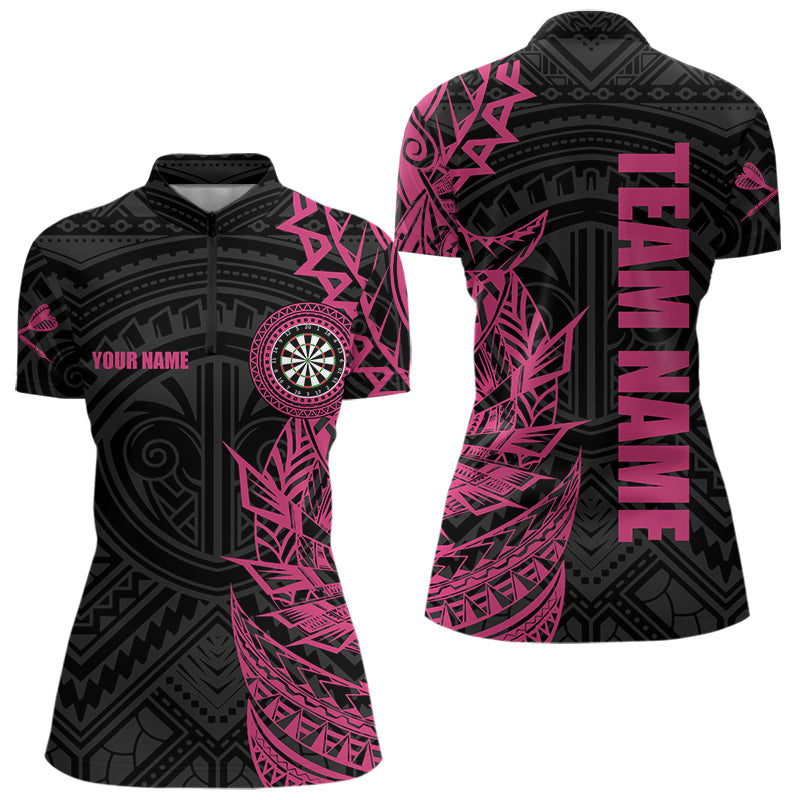 Personalized Pink Black Tribal Darts and Custom Dart Dart