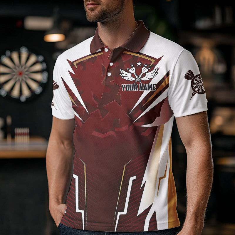 Personalized Wine Red And White Dart Custom Team Darts and
