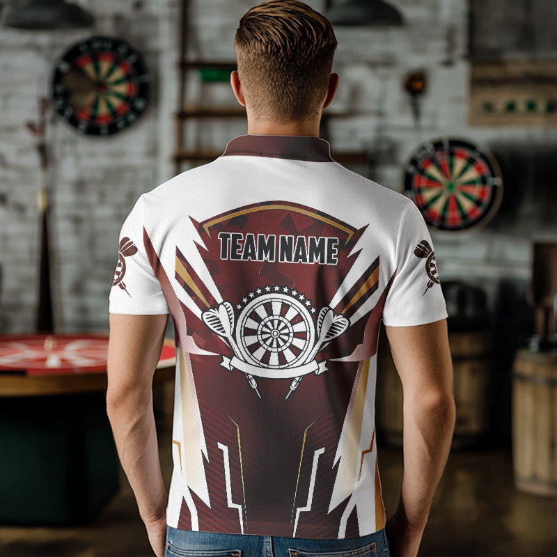 Personalized Wine Red And White Dart Custom Team Darts and