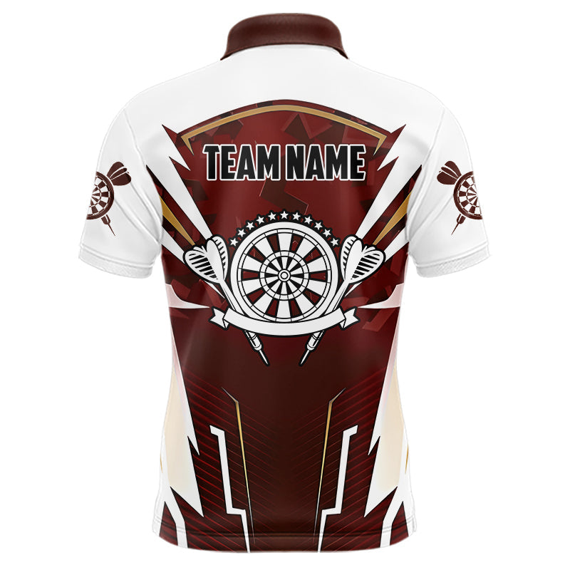 Personalized Wine Red And White Dart Custom Team Darts and