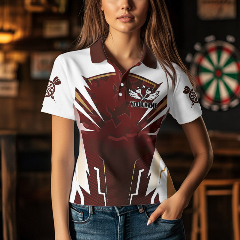 Personalized Wine Red And White Dart Custom Team Darts and