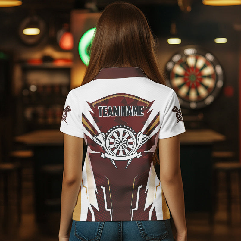 Personalized Wine Red And White Dart Custom Team Darts and