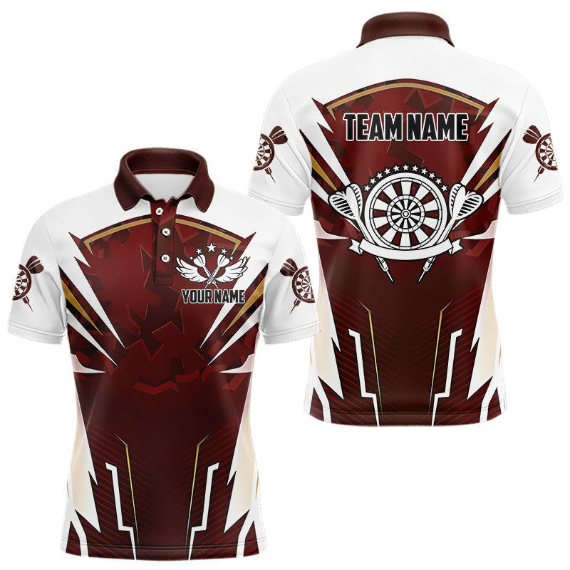 Personalized Wine Red And White Dart Custom Team Darts and