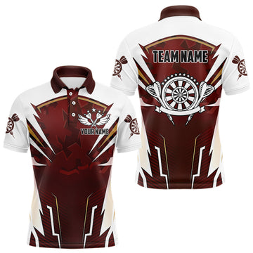 Personalized Wine Red And White Dart Custom Team Darts and