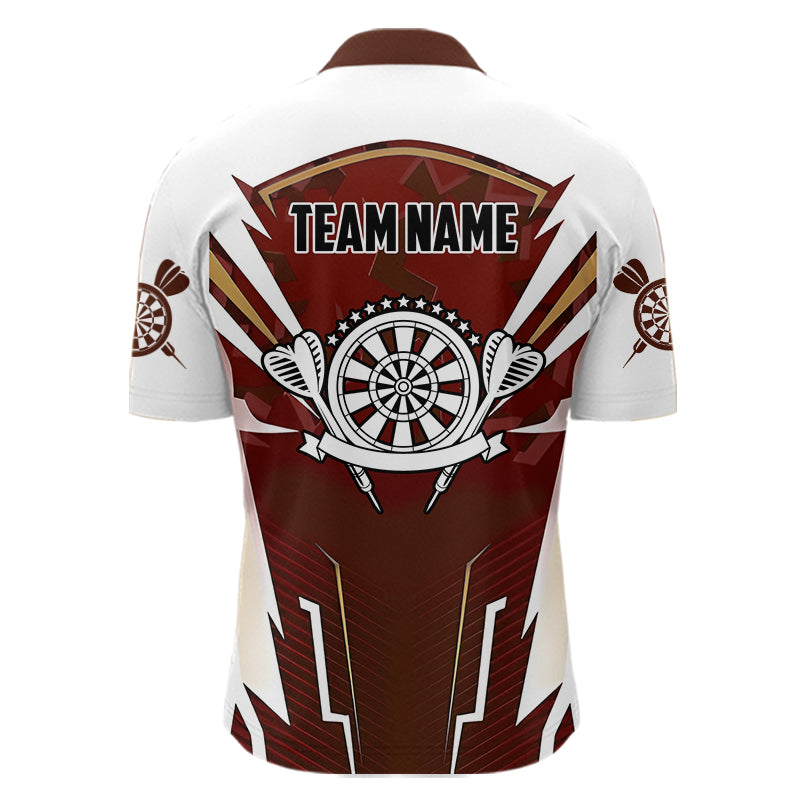 Personalized Wine Red And White Dart Custom Team Darts and