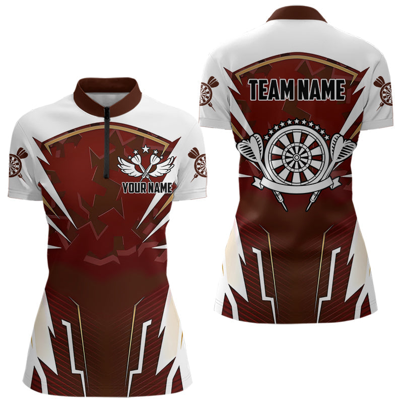 Personalized Wine Red And White Dart Custom Team Darts and