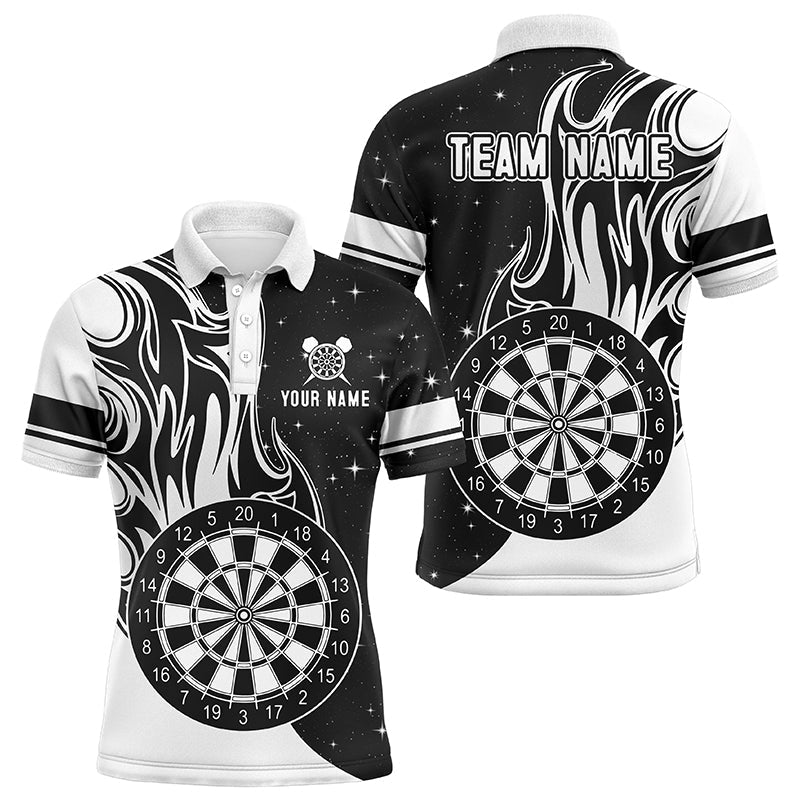 White Darts Fire Quarter-Zip Best Custom Darts Darts Team
