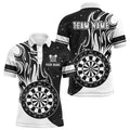 White Darts Fire Quarter-Zip Best Custom Darts Darts Team
