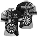 White Darts Fire Quarter-Zip Best Custom Darts Darts Team
