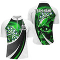 Personalized Green Dartboard 3D Printed Skull Darts Custom Team League Darts