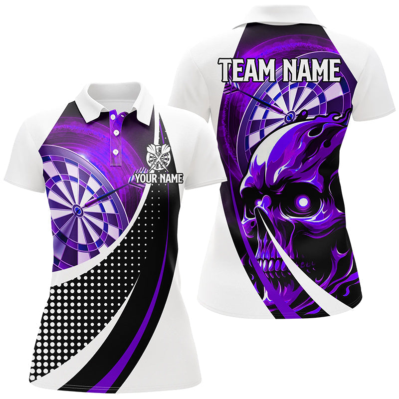 Personalized Purple Dartboard 3D Printed Skull Darts Custom Cool Darts Team