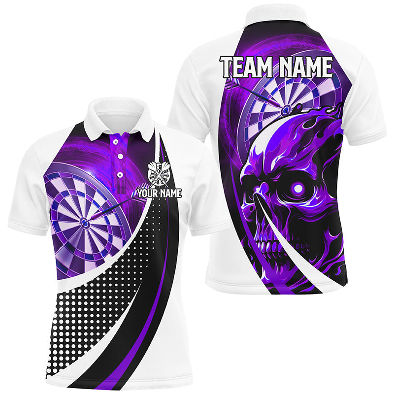 Personalized Purple Dartboard 3D Printed Skull Darts Custom Cool Darts Team