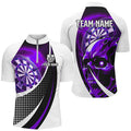 Personalized Purple Dartboard 3D Printed Skull Darts Custom Cool Darts Team