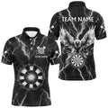 Personalized Black White Thunder Lightning Dart Custom Eagle Dart Team