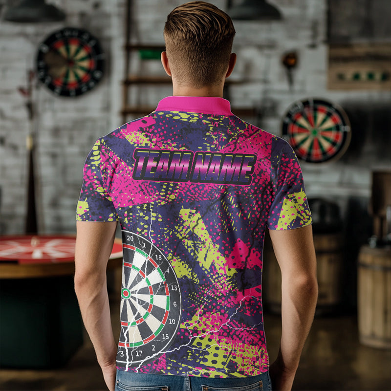 Personalized Grunge Colorful Lightning Darts Custom Dart Funny Darts Outfit