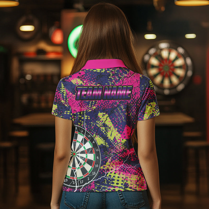 Personalized Grunge Colorful Lightning Darts Custom Dart Funny Darts Outfit