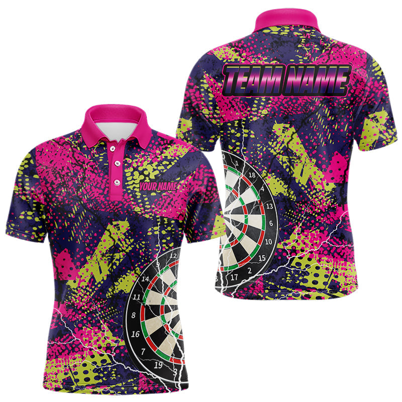 Personalized Grunge Colorful Lightning Darts Custom Dart Funny Darts Outfit