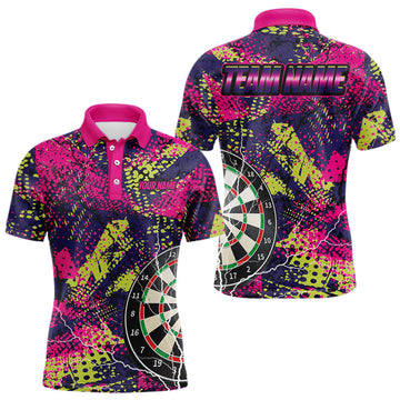 Personalized Grunge Colorful Lightning Darts Custom Dart Funny Darts Outfit