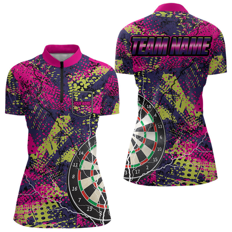 Personalized Grunge Colorful Lightning Darts Custom Dart Funny Darts Outfit
