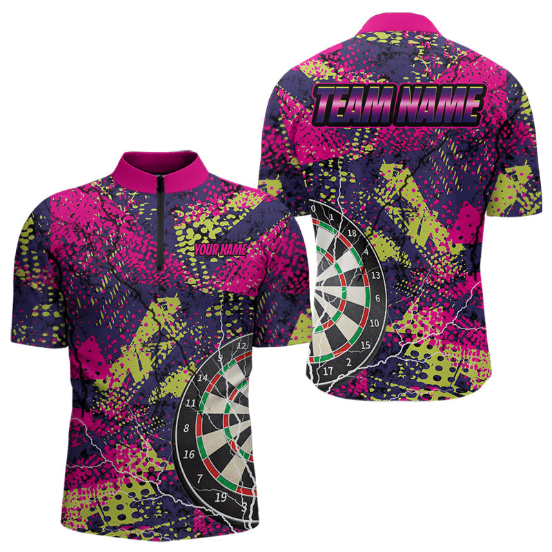 Personalized Grunge Colorful Lightning Darts Custom Dart Funny Darts Outfit