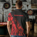 Red And Black Dartboard Fire Flame Darts and Custom Dart Dart