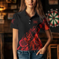 Red And Black Dartboard Fire Flame Darts and Custom Dart Dart