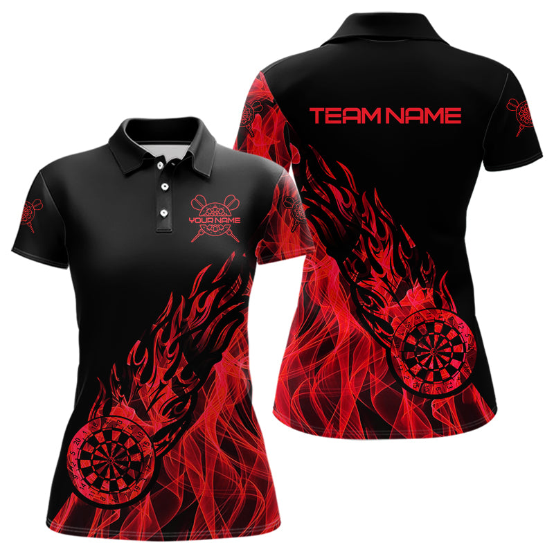 Red And Black Dartboard Fire Flame Darts and Custom Dart Dart