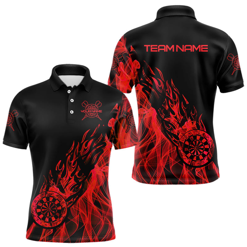 Red And Black Dartboard Fire Flame Darts and Custom Dart Dart
