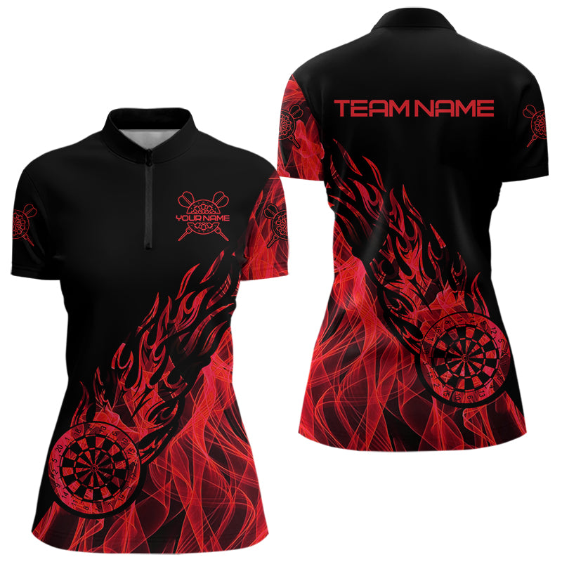 Red And Black Dartboard Fire Flame Darts and Custom Dart Dart
