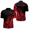 Red And Black Dartboard Fire Flame Darts and Custom Dart Dart