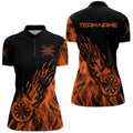 Black And Orange Dartboard Fire Flame Darts, Custom Dart Dart