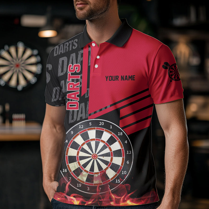 Black And Red Fire Darts Custom Darts League Team Darts and