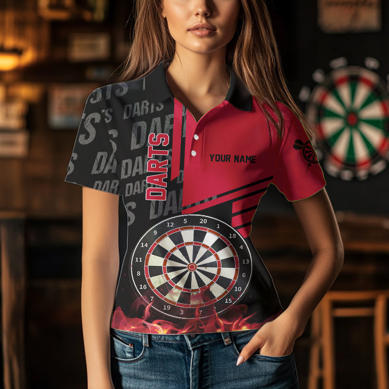 Black And Red Fire Darts Custom Darts League Team Darts and
