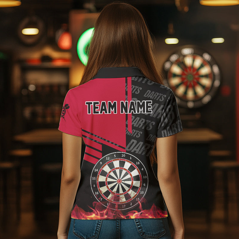 Black And Red Fire Darts Custom Darts League Team Darts and