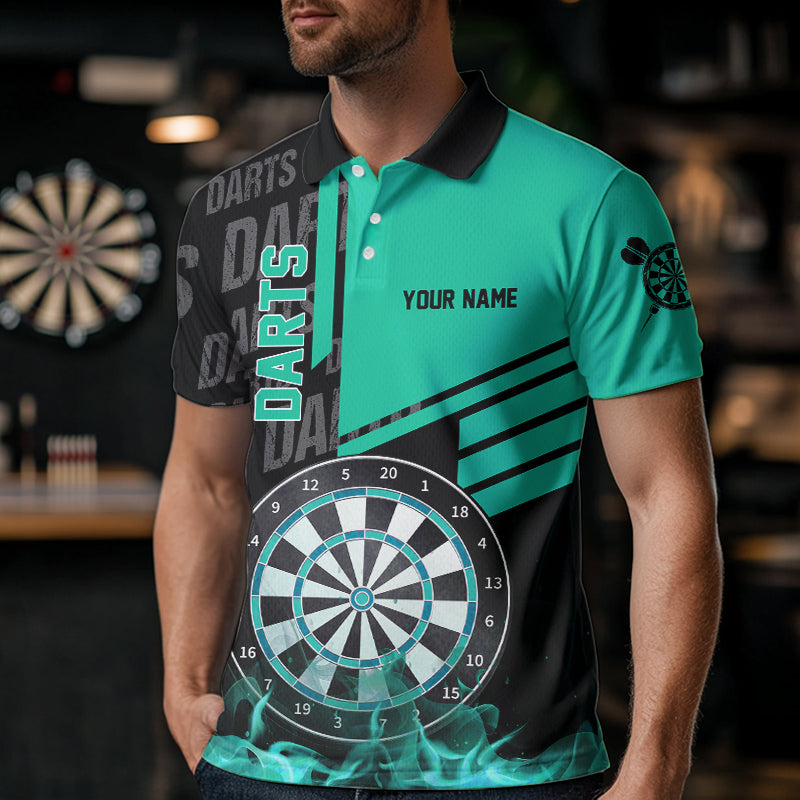 Black And Turquoise Darts Custom Darts League Team Darts and