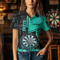 Black And Turquoise Darts Custom Darts League Team Darts and