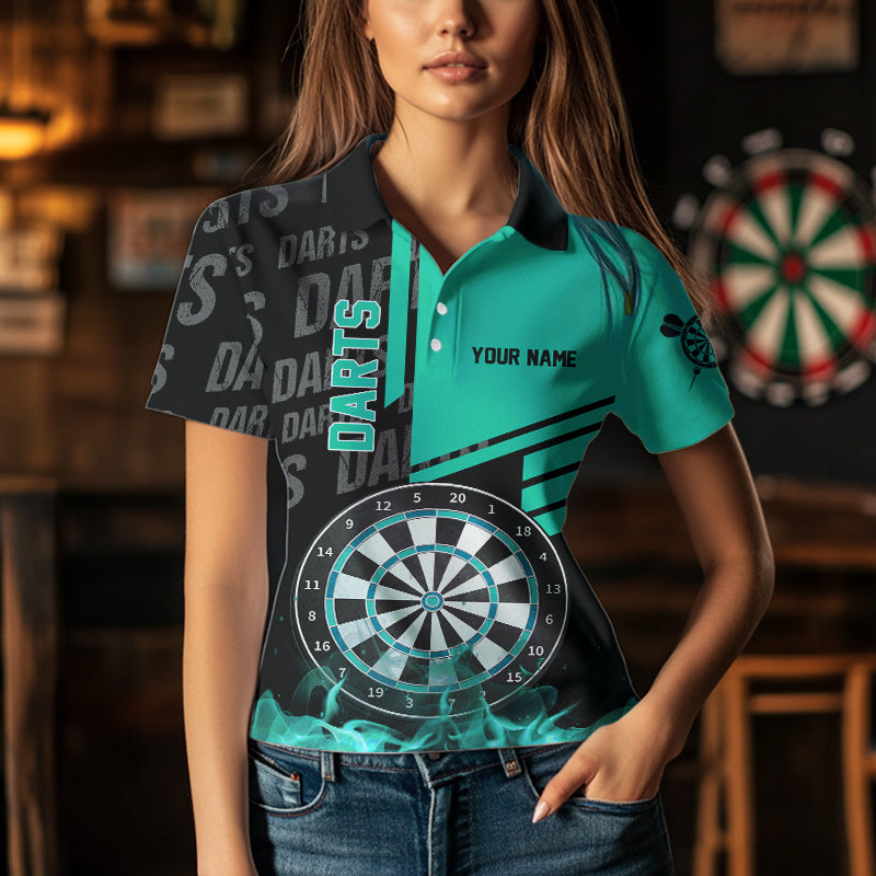 Black And Turquoise Darts Custom Darts League Team Darts and