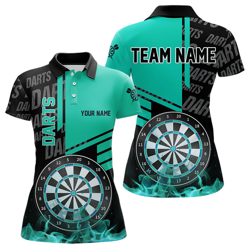 Black And Turquoise Darts Custom Darts League Team Darts and