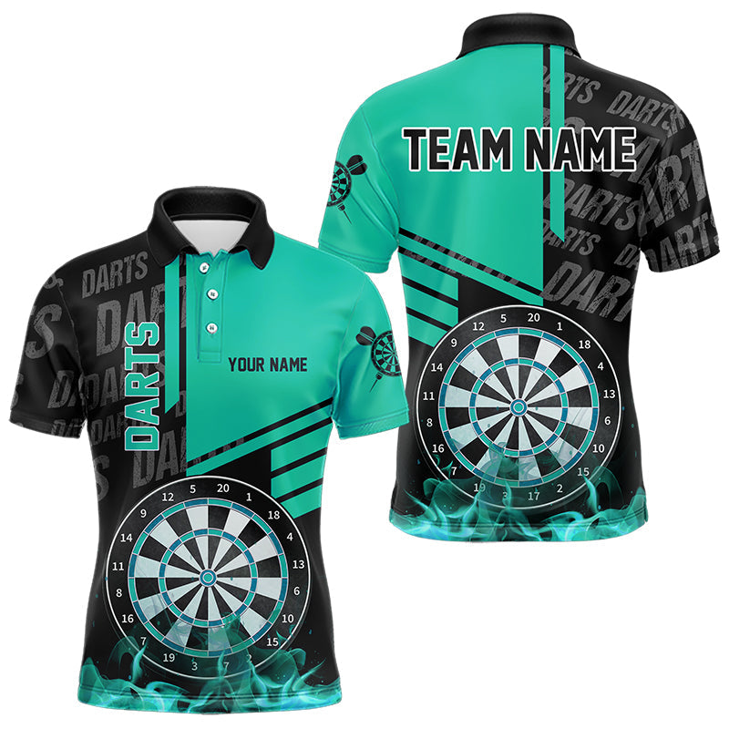 Black And Turquoise Darts Custom Darts League Team Darts and
